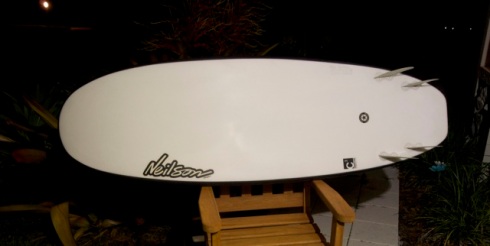 Neilson Blunt Custom Surfboard quad fin